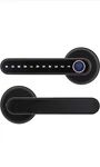 Laxre Fingerprint Smart Lock,touchscreen Room Door Phone App Digital Lever. Fixed Price $69.99.