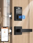 Keyless Entry Door Lock With 2 Lever Handles, Fingerprint Handlese.... Fixed Price $86.28.
