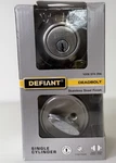 Defiant Single Cylinder Deadbolt Stainless Steel Finish 1008 974 356 New. Fixed Price $19.99.