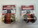 Premier Lock DB02 Stainless And DB012 Brass Deadbolts - Set Of. Fixed Price $34.00.