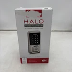 Kwikset Halo Touchscreen Wi-fi Enabled Smart Lock Satin Nickel New (E13). Fixed Price $100.00.