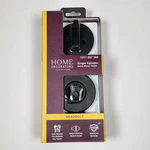 Home Decorators Collection Round Matte Black Single Cylinder Deadbolt. Fixed Price $15.26.
