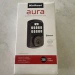 Brand New Kwikset Aura Bluetooth Keypad Smart Lock Satin Nickel 99420-002. Fixed Price $95.00.