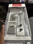 Kwikset Electronic Keypad Handle Satin Nickel #92740-003 Nib. Fixed Price $130.00.