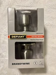 Defiant Brandywine Keyed Entry Door Knob Stainless Steel 1008 974 341 New. Fixed Price $14.95.