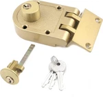 Mironey Jimmy Proof Deadbolt Lock Heavy Duty Safety Double Cylinder Gold. Fixed Price $35.84.