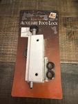 Andersen Auxiliary Security Lock Foot Latch White 2500633 . New Sealed. Fixed Price $32.99.