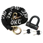 Okg Ultra Security Motorcycle Chain Lock - 4 Keys, 13LBS, 5 Ft X 1/2 (12MM.... Fixed Price $173.26.