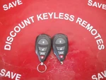Pair-python Aftermarket Keyless Remote EZSDE1471 Blue Light 4-BUTTON Gc. Fixed Price $17.50.