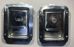 Buyers Flush Mount Junior Size Paddle Latch Locking Stainless (set) L1883. Fixed Price $40.00.