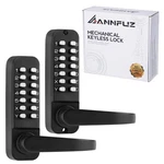Annfuz Mechanical Keyless Entry Door Hanldle Lock With Keypad,doublesided Pus.... Fixed Price $148.74.