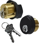 Storefront Door Lock Mortise Cylinder Brass 1 Set, Random Keys, Black. Fixed Price $42.50.