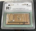 Gate House Brass Entry Deadlatch Lock Single Cylinder 0231603. Fixed Price $10.00.