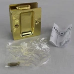 Of 4 Kwikset Sliding Door Passage Latch Polished Brass 93320-001. Fixed Price $29.99.