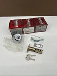3 Pack Kwikset Satin Chrome Adjustable Latch Single Cylinder Deadbolt 96600-484. Fixed Price $35.99.
