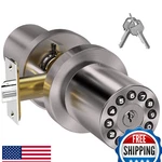 Bothstar Keypad Door Knob, Keyless Entry Code Backlit, Auto-lock, IP65. Fixed Price $59.60.
