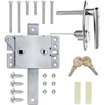 Garage Door Lock Kit, L-handle With Inside Slide Latch Mechanism, G.... Fixed Price $49.35.