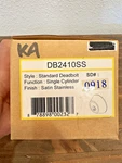 Copper Creek DB2410SS Single Cylinder Standard Deadbolt, Satin Stainless. Fixed Price $15.00.