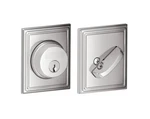 Schlage Single Cylinder Grade Deadbolt With Decorative Addison Rose B60ADD619. Fixed Price $34.95.
