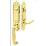 Emtek Imperial Tubular Entry Handleset With Rope Reed Lever, Lh. Fixed Price $316.80.