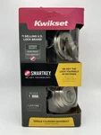 Kwikset Signature Series Round Deadbolt Satin Nickel Smartkey 99800-090 New. Fixed Price $19.99.
