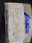 Arrow Lock E61-26D-395-144-KD 2-3/8 Deadbolt New Open Box Nos. Fixed Price $30.00.