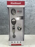 Kwikset Dakota Satin Nickel Door Handleset With Polo Knob Smartkey Security. Fixed Price $44.99.