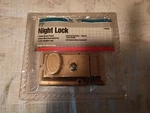 Wright Products V380BR Plated Brass Night Lock 5 Pin Tumbler W/ Keys. Fixed Price $15.99.