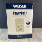 Weiser Powerbolt 2 Touchpad Electronic Deadbolt New Satin Nickel. Fixed Price $72.25.