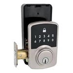 Defiant Square Compact Satin Nickel Electronic Single Cylinder Deadbolt Wi-fi En. Fixed Price $64.00.