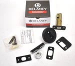 Delaney 1 Sided Half Bore Thumblatch Deadbolt Door Hardware Matte Black. Fixed Price $5.59.
