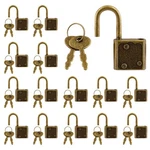 Piutouyar Mini With Key, Small Luggage Little Padlock, Bronze. Fixed Price $9.66.