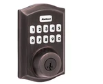 Kwikset Home Connect 620 Z-wave Keypad Smart Deadbolt Venetian Bronze, Vivint. Fixed Price $79.00.