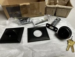 Schlage B60 716 Deadbolt With Addison Trim Keyed Side Oil Rubbed Bronze. Fixed Price $29.95.