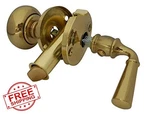 Qcaa Solid Brass Storm Door Latch Polished 1 Pack. Fixed Price $40.48.