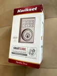 Kwikset 99090-007 Smartcode Touchpad Electronic Deadbolt Satin Nickel Open Box. Fixed Price $65.00.