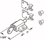 Prime-line U9861 Aluminum Finish Push-in Sliding Door Zinc Keyed Lock W In.. Fixed Price $13.96.