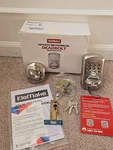 Elemake Keyless Mechanical Deadbolt Keypad Front Door Lock Silver * New Open. Fixed Price $69.99.