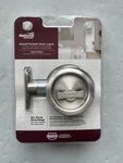 National Hardware N350-363 Round Pocket Door Latch, Fits 2-1/8", Satin Nickel. Fixed Price $15.00.