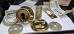 Arrow Deadbolt For Ic Locks D41 Single Cylinder Polished Brass. Fixed Price $24.69.