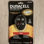 Duracell GM030D Keyless Entry Full Function Remote. Fixed Price $5.00.