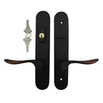 Marvin Door Handle Active Keyed Multipoint Lock Dark Bronze. Fixed Price $291.24.