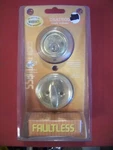 Faultless Single Cylinder Deadbolt #D171, Nib. Fixed Price $7.99.